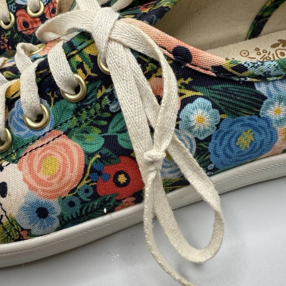 Keds shoes Rifle Paper Company Kickstart Garden Party womens sneakers size 8 - Picture 7 of 15
